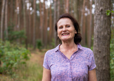 Renata ze Szczecina w Zaborówcu na poście Daniela rozmawia z Romanem Girusem